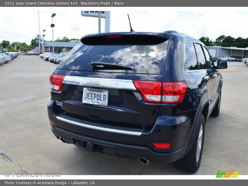 Blackberry Pearl / Black 2011 Jeep Grand Cherokee Limited 4x4