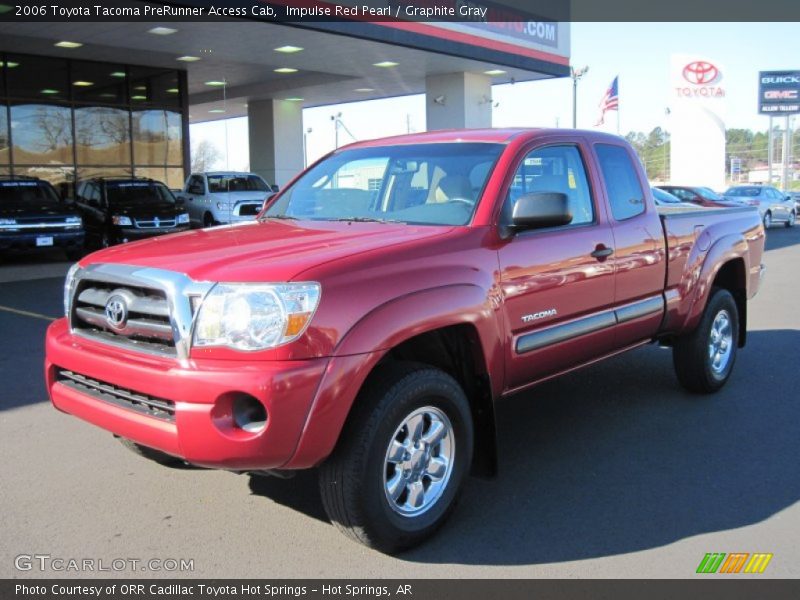 Impulse Red Pearl / Graphite Gray 2006 Toyota Tacoma PreRunner Access Cab