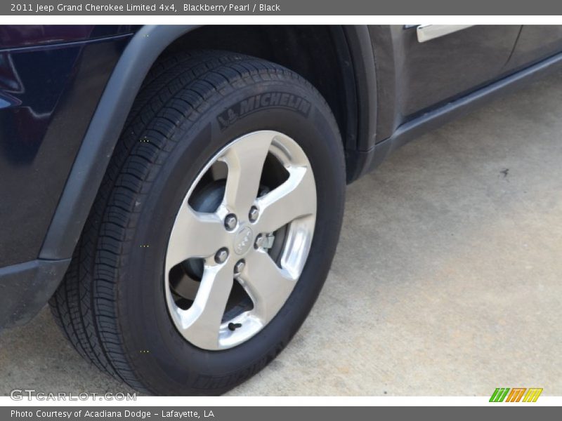 Blackberry Pearl / Black 2011 Jeep Grand Cherokee Limited 4x4