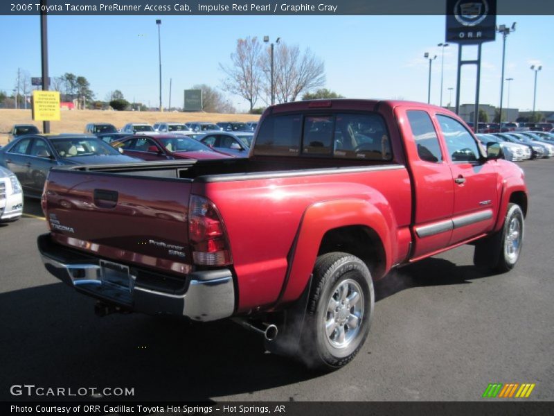 Impulse Red Pearl / Graphite Gray 2006 Toyota Tacoma PreRunner Access Cab