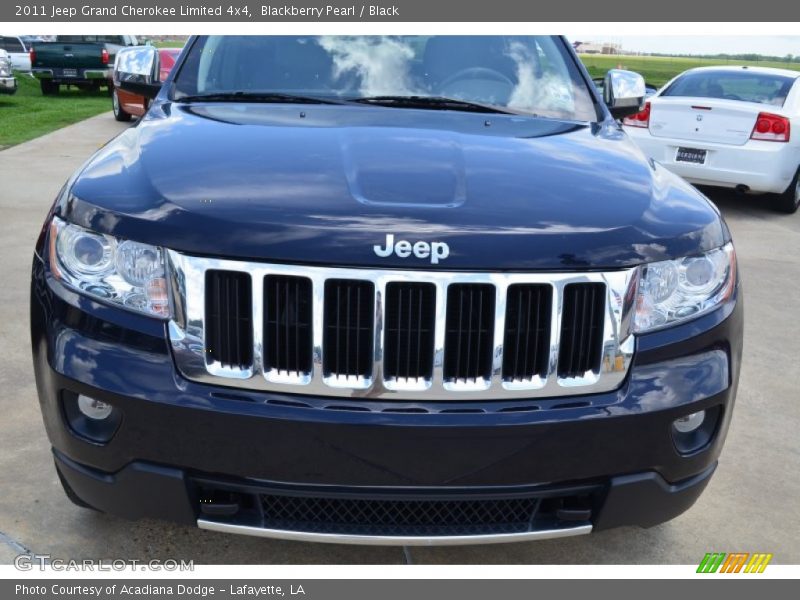 Blackberry Pearl / Black 2011 Jeep Grand Cherokee Limited 4x4