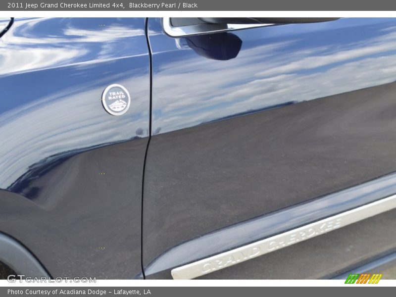 Blackberry Pearl / Black 2011 Jeep Grand Cherokee Limited 4x4