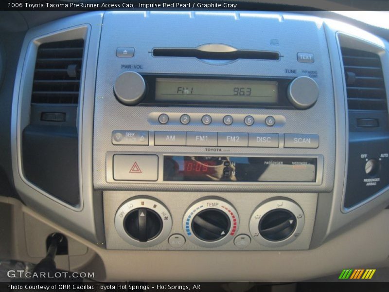 Controls of 2006 Tacoma PreRunner Access Cab