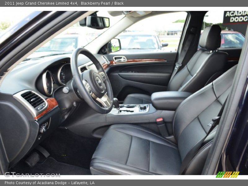 Blackberry Pearl / Black 2011 Jeep Grand Cherokee Limited 4x4