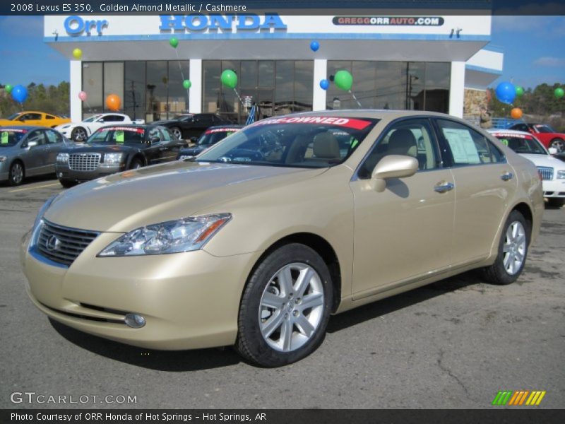 Golden Almond Metallic / Cashmere 2008 Lexus ES 350