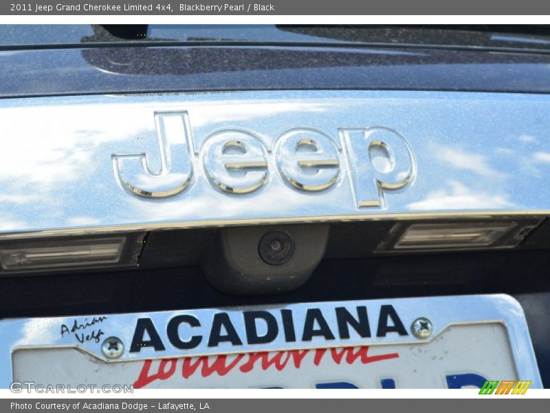 Blackberry Pearl / Black 2011 Jeep Grand Cherokee Limited 4x4