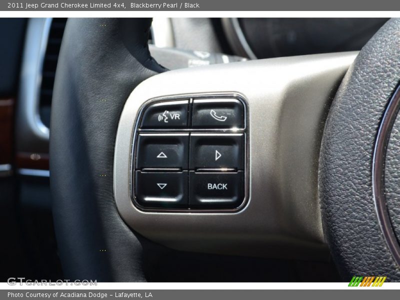 Blackberry Pearl / Black 2011 Jeep Grand Cherokee Limited 4x4
