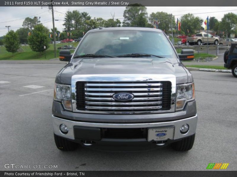 Sterling Grey Metallic / Steel Gray 2011 Ford F150 XLT SuperCrew 4x4