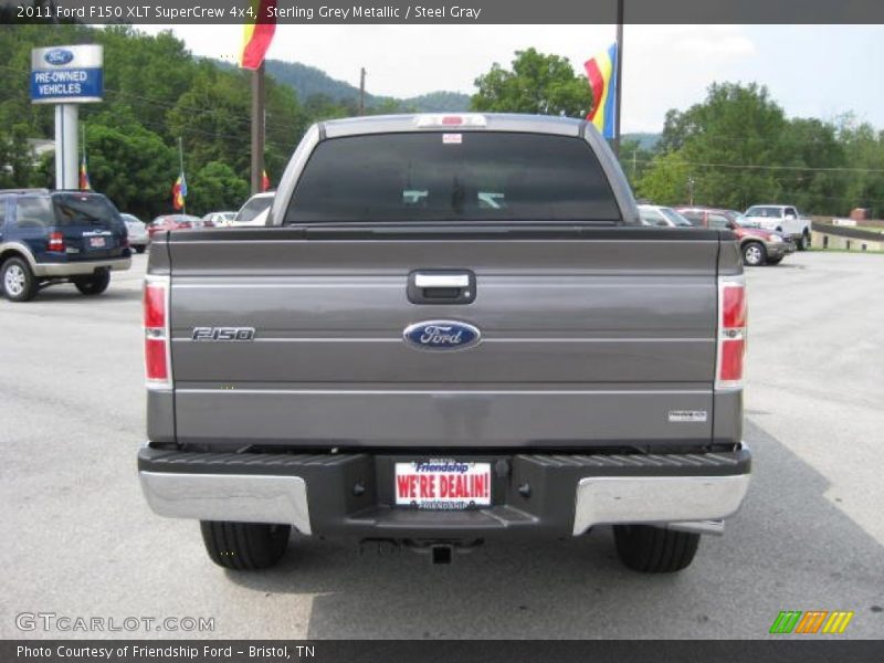 Sterling Grey Metallic / Steel Gray 2011 Ford F150 XLT SuperCrew 4x4