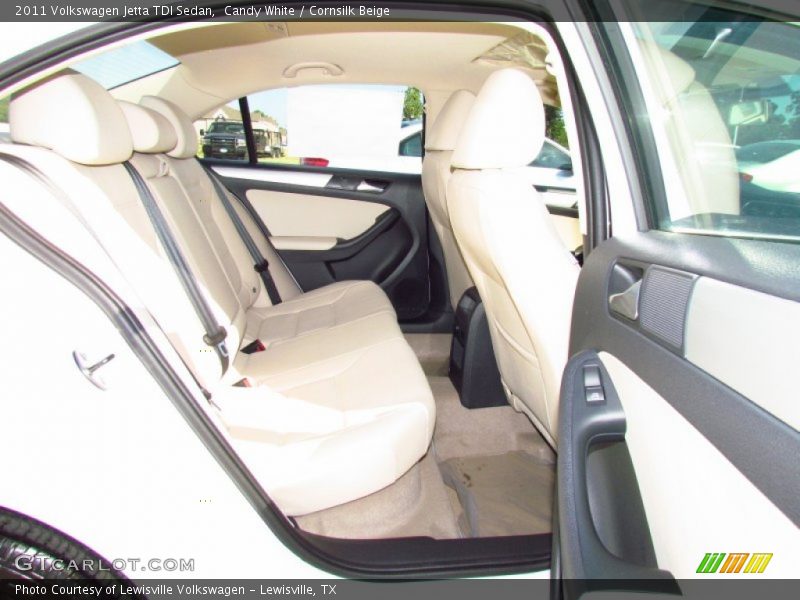 Candy White / Cornsilk Beige 2011 Volkswagen Jetta TDI Sedan