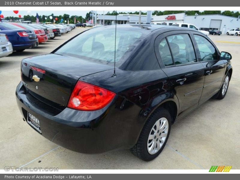Black Granite Metallic / Gray 2010 Chevrolet Cobalt LT Sedan