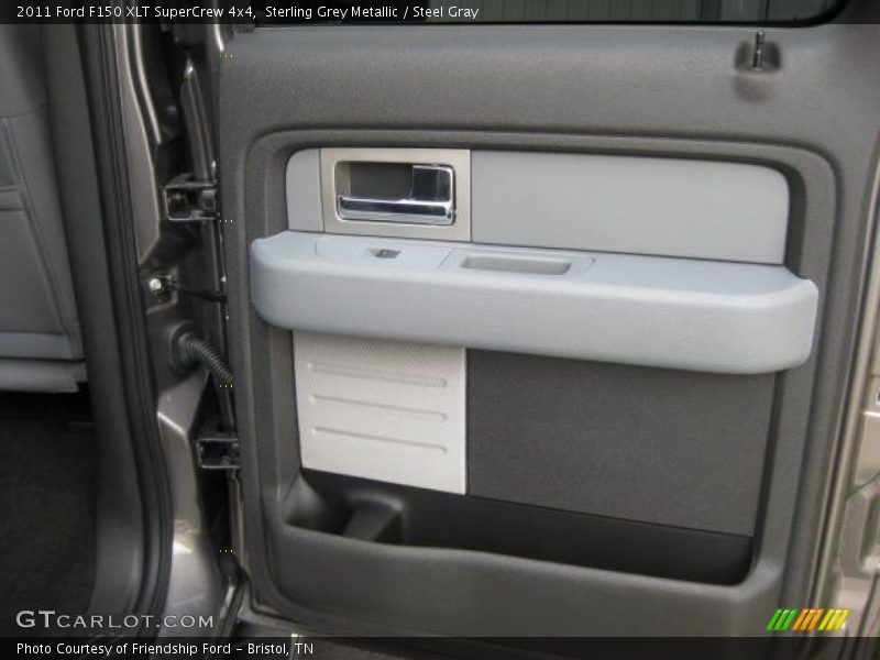 Sterling Grey Metallic / Steel Gray 2011 Ford F150 XLT SuperCrew 4x4