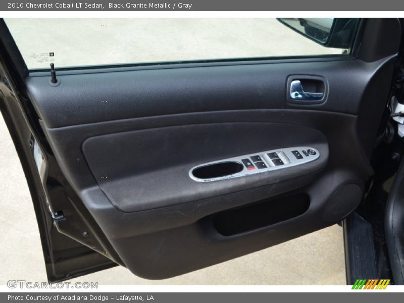 Black Granite Metallic / Gray 2010 Chevrolet Cobalt LT Sedan