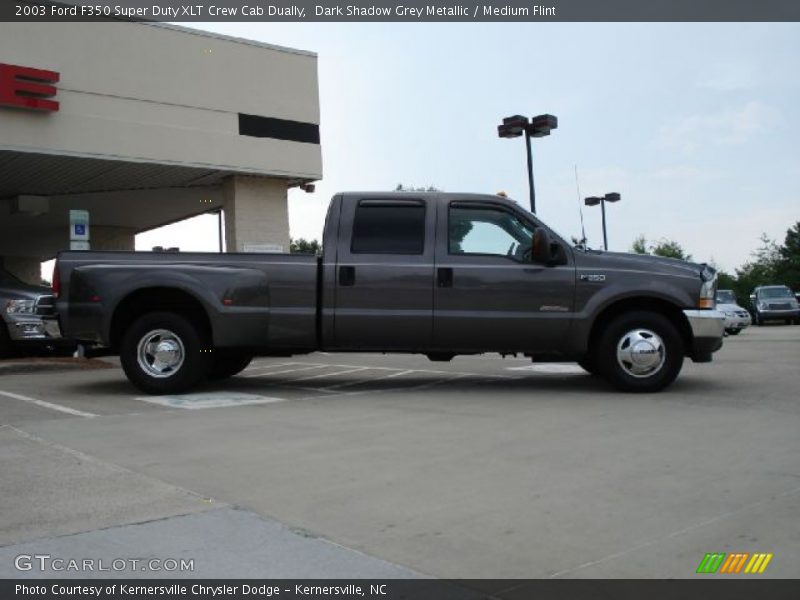 Dark Shadow Grey Metallic / Medium Flint 2003 Ford F350 Super Duty XLT Crew Cab Dually