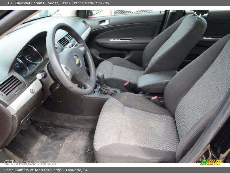 Black Granite Metallic / Gray 2010 Chevrolet Cobalt LT Sedan