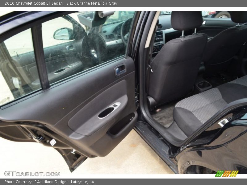 Black Granite Metallic / Gray 2010 Chevrolet Cobalt LT Sedan