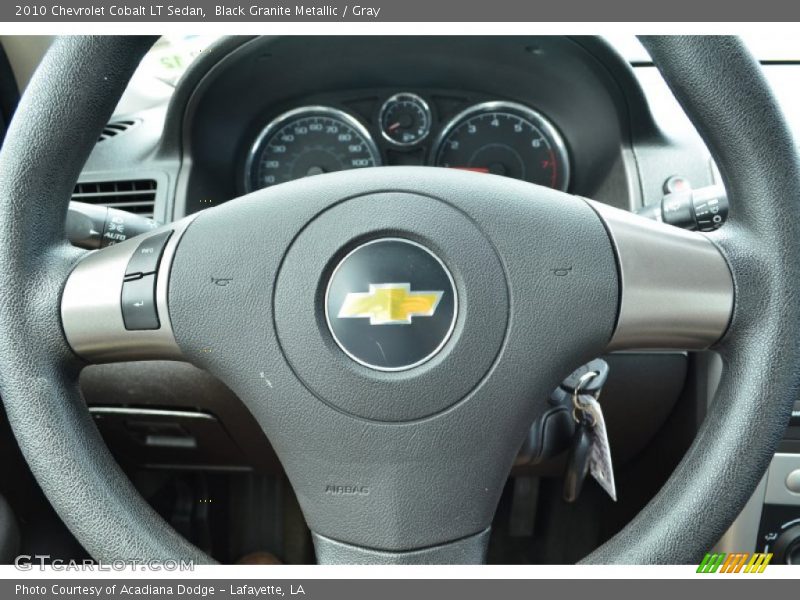 Black Granite Metallic / Gray 2010 Chevrolet Cobalt LT Sedan