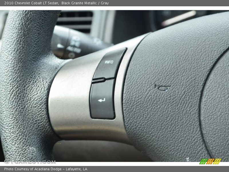Black Granite Metallic / Gray 2010 Chevrolet Cobalt LT Sedan