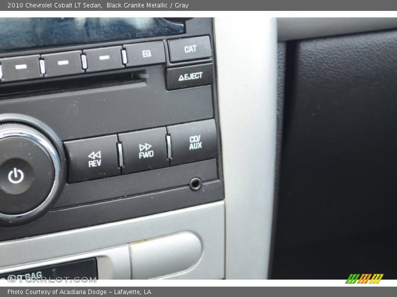 Black Granite Metallic / Gray 2010 Chevrolet Cobalt LT Sedan