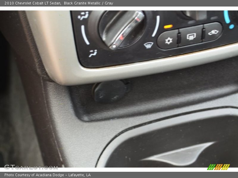 Black Granite Metallic / Gray 2010 Chevrolet Cobalt LT Sedan