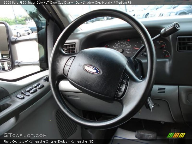 Dark Shadow Grey Metallic / Medium Flint 2003 Ford F350 Super Duty XLT Crew Cab Dually