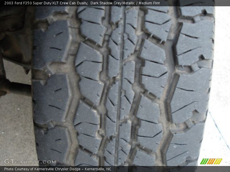 Dark Shadow Grey Metallic / Medium Flint 2003 Ford F350 Super Duty XLT Crew Cab Dually