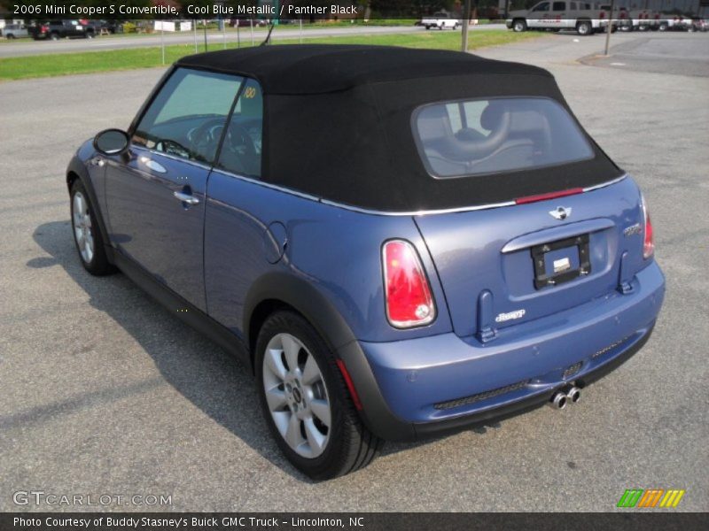 Cool Blue Metallic / Panther Black 2006 Mini Cooper S Convertible