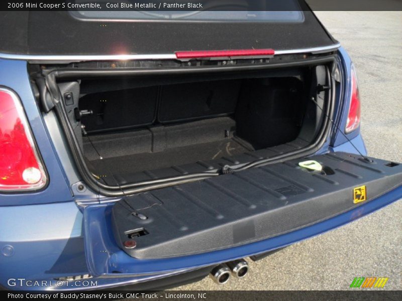 Cool Blue Metallic / Panther Black 2006 Mini Cooper S Convertible