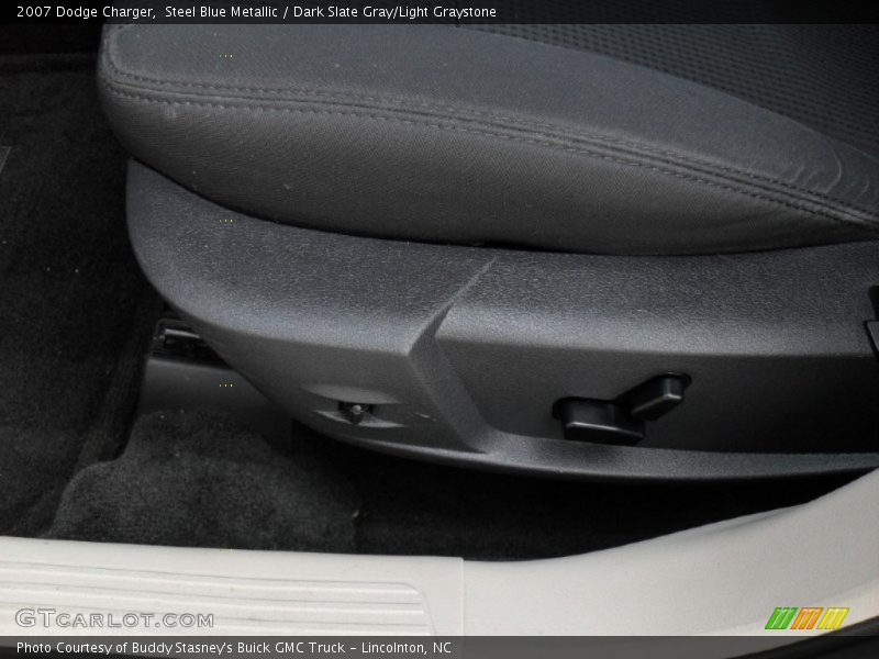 Steel Blue Metallic / Dark Slate Gray/Light Graystone 2007 Dodge Charger