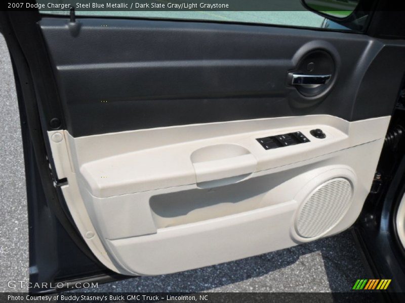Steel Blue Metallic / Dark Slate Gray/Light Graystone 2007 Dodge Charger