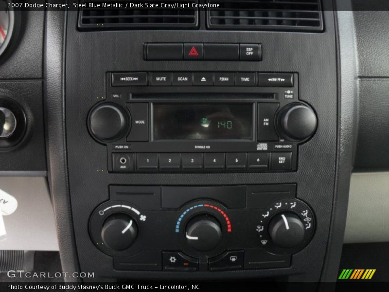 Steel Blue Metallic / Dark Slate Gray/Light Graystone 2007 Dodge Charger