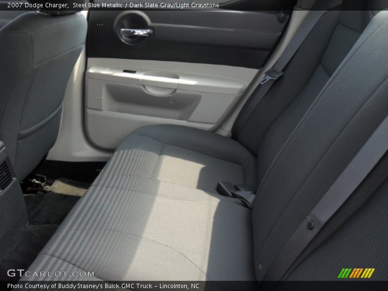 Steel Blue Metallic / Dark Slate Gray/Light Graystone 2007 Dodge Charger