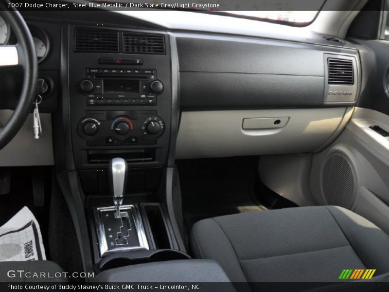 Steel Blue Metallic / Dark Slate Gray/Light Graystone 2007 Dodge Charger