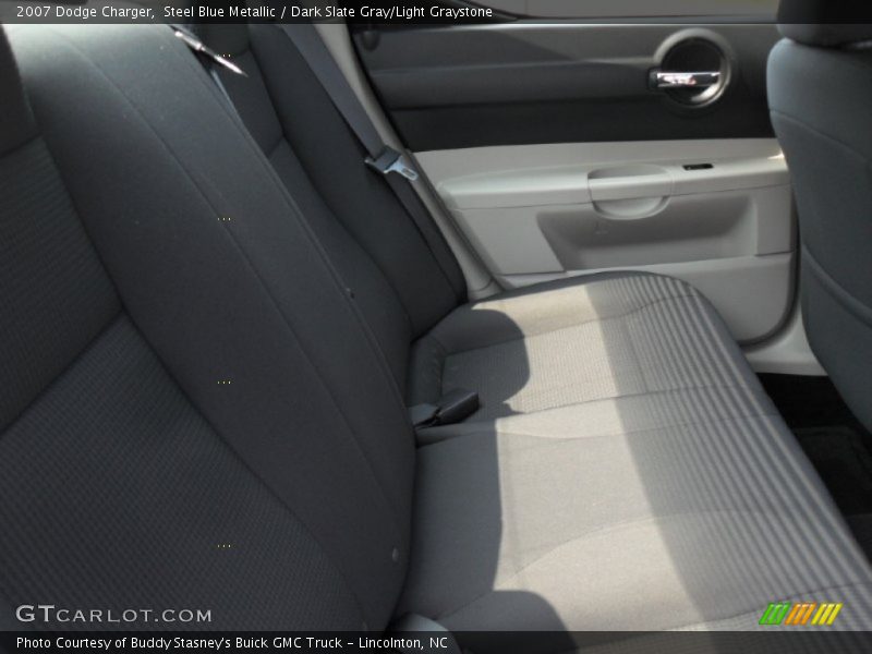Steel Blue Metallic / Dark Slate Gray/Light Graystone 2007 Dodge Charger