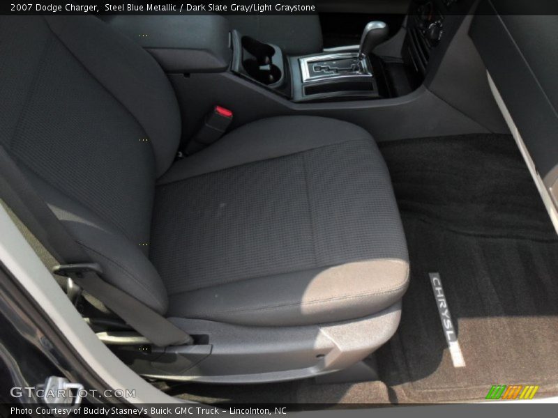 Steel Blue Metallic / Dark Slate Gray/Light Graystone 2007 Dodge Charger