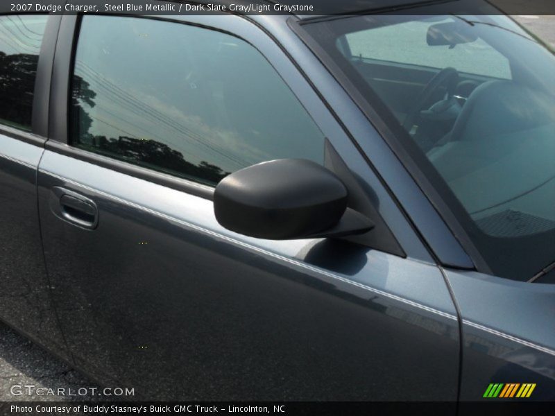 Steel Blue Metallic / Dark Slate Gray/Light Graystone 2007 Dodge Charger