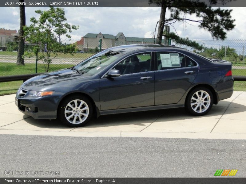 Carbon Gray Pearl / Quartz 2007 Acura TSX Sedan