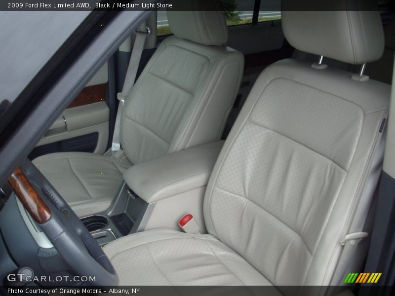 Black / Medium Light Stone 2009 Ford Flex Limited AWD