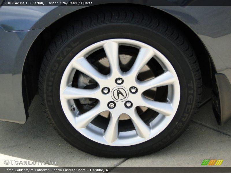 Carbon Gray Pearl / Quartz 2007 Acura TSX Sedan