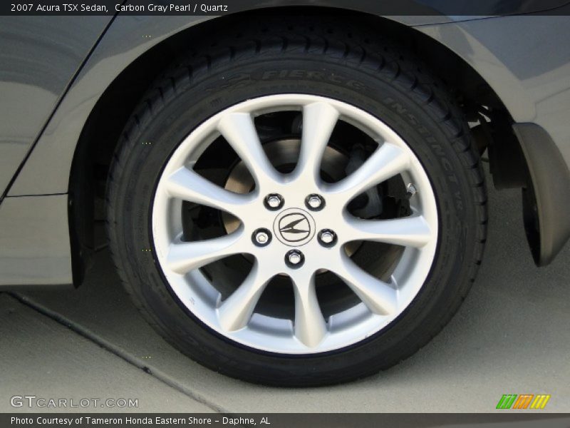 Carbon Gray Pearl / Quartz 2007 Acura TSX Sedan