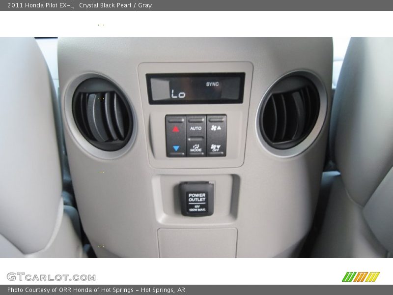 Crystal Black Pearl / Gray 2011 Honda Pilot EX-L
