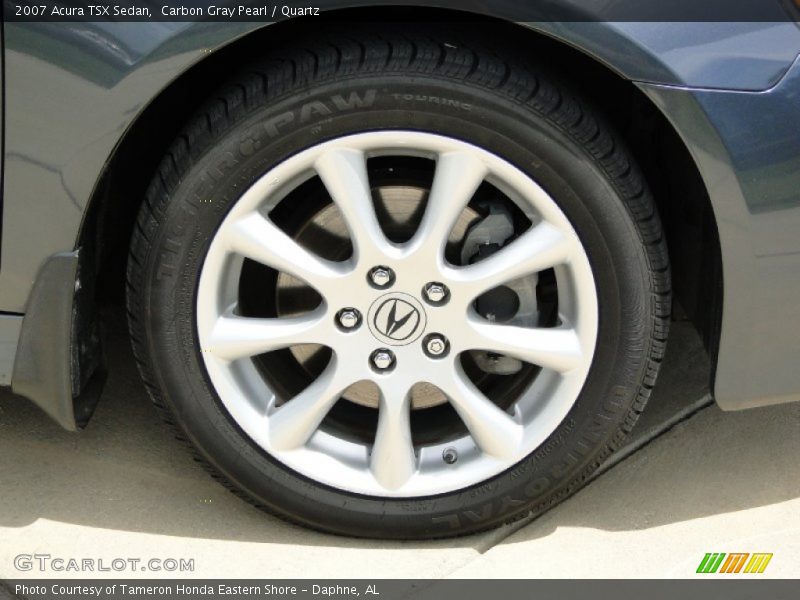 Carbon Gray Pearl / Quartz 2007 Acura TSX Sedan