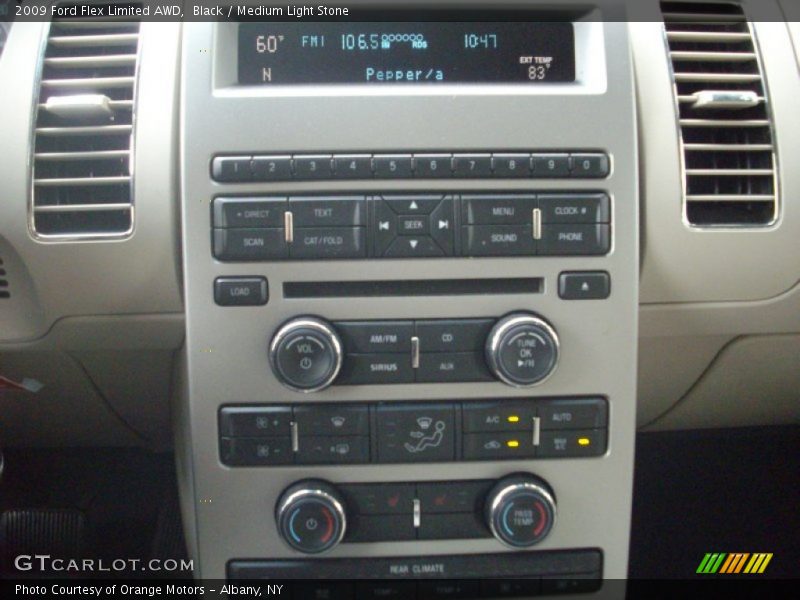 Black / Medium Light Stone 2009 Ford Flex Limited AWD