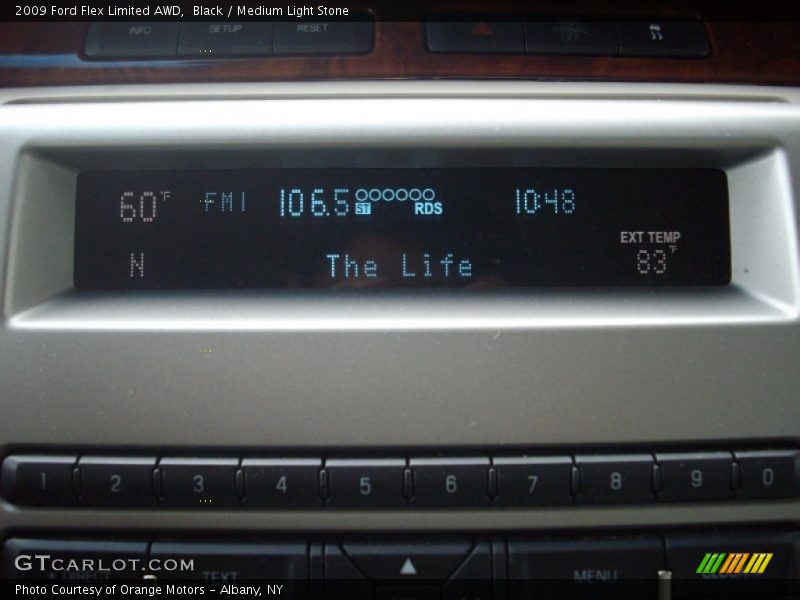 Black / Medium Light Stone 2009 Ford Flex Limited AWD
