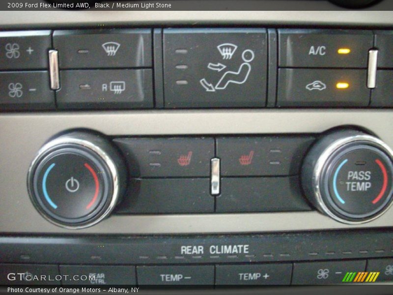 Black / Medium Light Stone 2009 Ford Flex Limited AWD