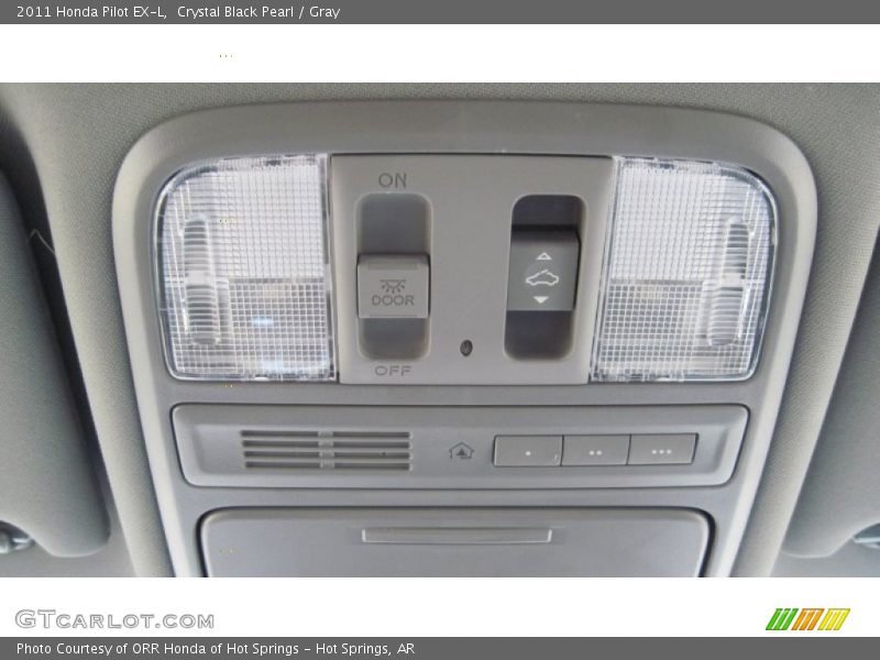 Crystal Black Pearl / Gray 2011 Honda Pilot EX-L