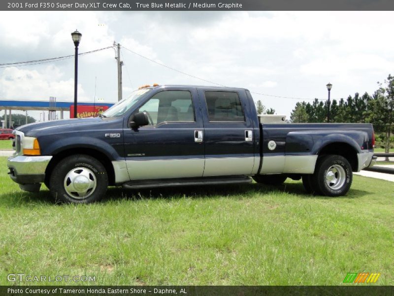  2001 F350 Super Duty XLT Crew Cab True Blue Metallic