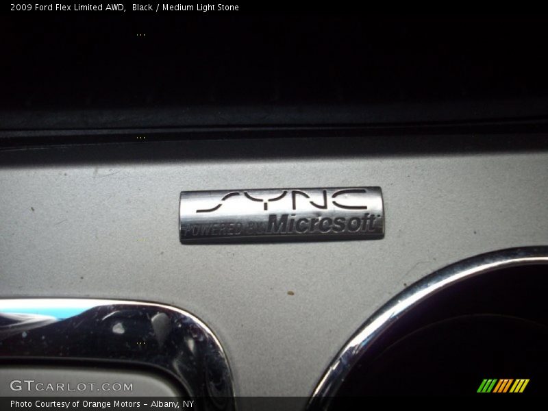 Black / Medium Light Stone 2009 Ford Flex Limited AWD