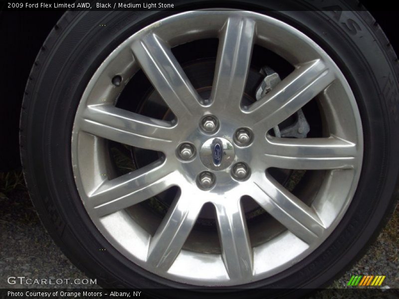 Black / Medium Light Stone 2009 Ford Flex Limited AWD