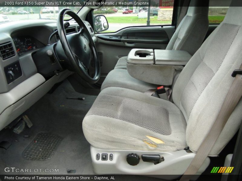  2001 F350 Super Duty XLT Crew Cab Medium Graphite Interior
